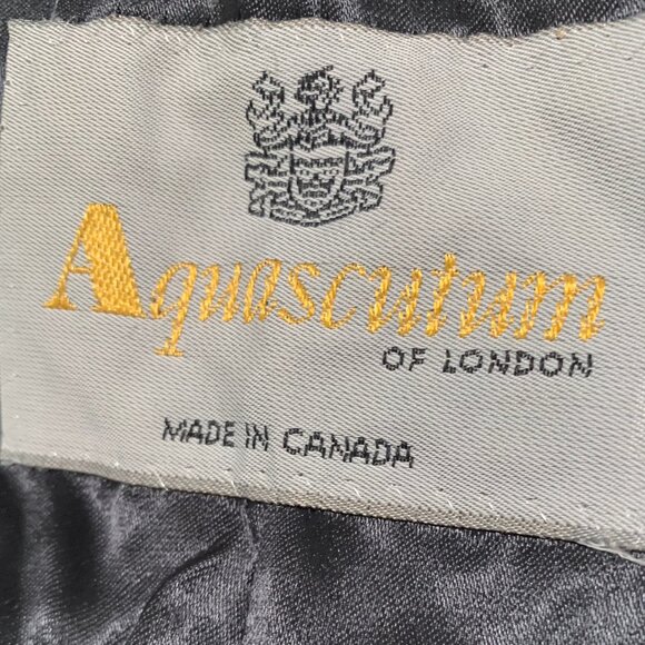 NEW VINTAGE AQUASCUTUM OF LONDON WOOL TRENCH COATS SIZE L - Picture 16 of 16